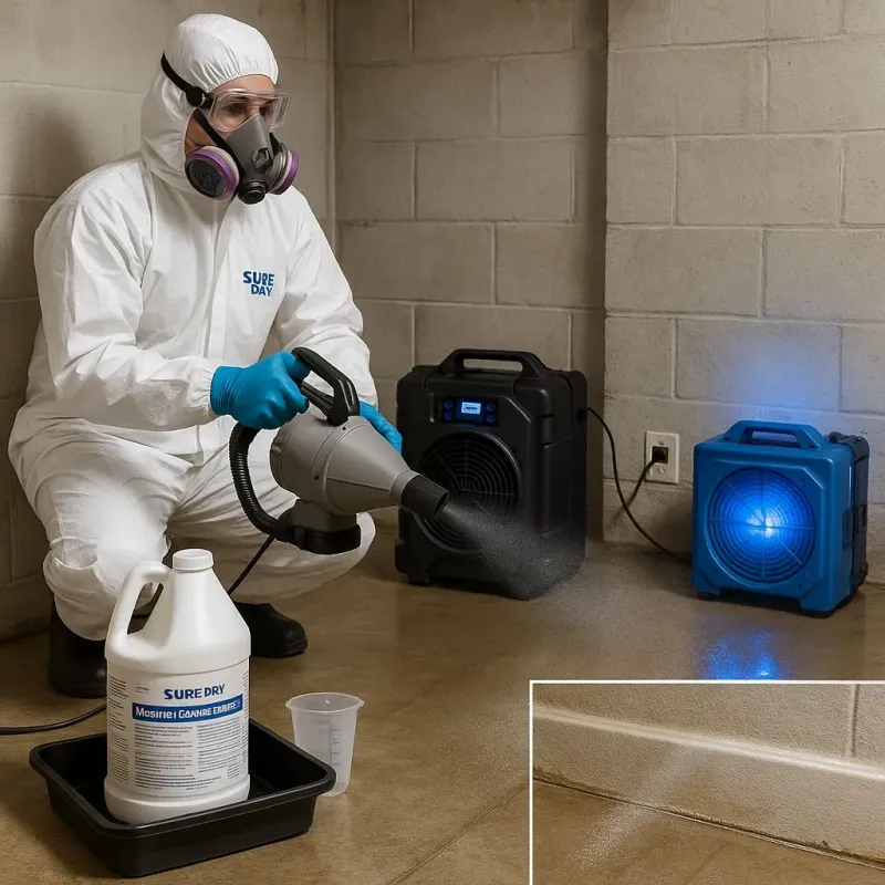 Sanitization and Odor Removal process in Addison, VT
